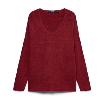 VERO MODA Vmcrewlefile Ls V-Neck Blouse Noos VERO MODA Vmcrewlefile Ls V-Neck Blouse Noos