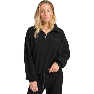 Billabong Coffee Time Rippstrick-Oberteil Frauen S Schwarz Billabong Coffee Time Rippstrick-Oberteil Frauen S Schwarz