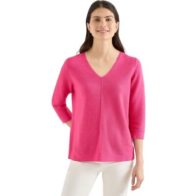 Cecil 3/4-Arm Pullover mit Struktur Beetroot pink XXL Cecil 3/4-Arm Pullover mit Struktur Beetroot pink XXL