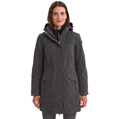 Killtec Damen Grindavik Wmn Ct Funktionsparka Mit Abzippbarer Kapuze, Anthrazit, 36 EU Killtec Damen Grindavik Wmn Ct Funktionsparka Mit Abzippbarer Kapuze, Anthrazit, 36 EU
