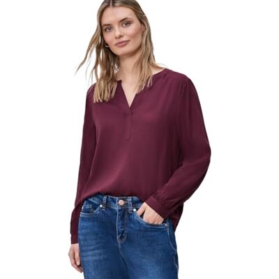 Street One Split Neck Tunika Truffle red 40 Street One Split Neck Tunika Truffle red 40