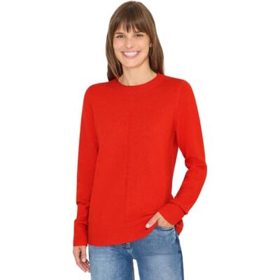 Cecil Kuscheliger Pullover Pumpkin orange Melange L Cecil Kuscheliger Pullover Pumpkin orange Melange L