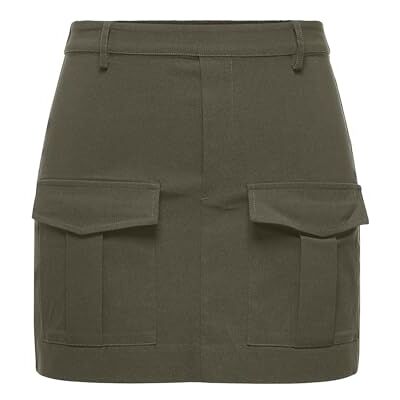 ONLY Damen Onlfiona Skirt JRS Rock, Kalamata, 44 ONLY Damen Onlfiona Skirt JRS Rock, Kalamata, 44