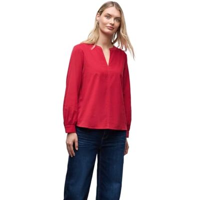 Street One Cordbluse in Unifarbe Racing red 34 Street One Cordbluse in Unifarbe Racing red 34