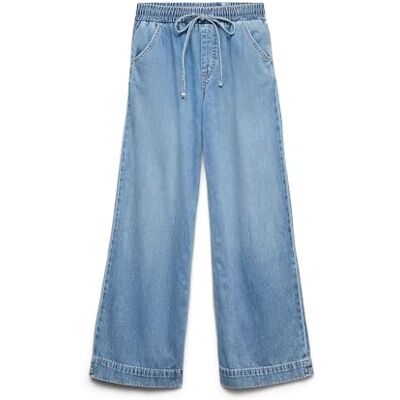 VERO MODA Female Weit geschnitten VMALLISON Mid Rise Weiter Beinschnitt Jeans VERO MODA Female Weit geschnitten VMALLISON Mid Rise Weiter Beinschnitt Jeans