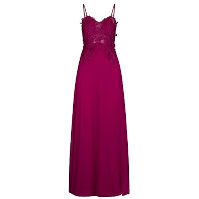 ApartFashion Damen Apart Abendkleid aus Spitze und Chiffon Special Occasion Dress, Fuchsia, M EU ApartFashion Damen Apart Abendkleid aus Spitze und Chiffon Special Occasion Dress, Fuchsia, M EU