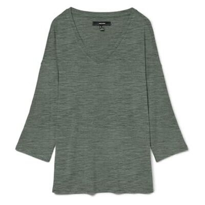 VERO MODA Vmbrianna 3/4 V-Neck Blouse Boo VERO MODA Vmbrianna 3/4 V-Neck Blouse Boo