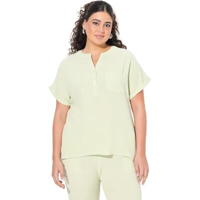 Ulla Popken Damen Bluse Pistazie 42+ Ulla Popken Damen Bluse Pistazie 42+
