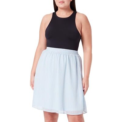 KAFFE Damen Women's Skirt Above Knee-Length Elastic Waist Chiffon Printed A-line Fit Rock, Windsurfer/Creme Flower, KAFFE Damen Women's Skirt Above Knee-Length Elastic Waist Chiffon Printed A-line Fit Rock, Windsurfer/Creme Flower,