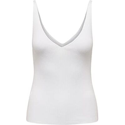 ONLY Damen Onlella Sl Top KNT, Cloud Dancer, XL ONLY Damen Onlella Sl Top KNT, Cloud Dancer, XL
