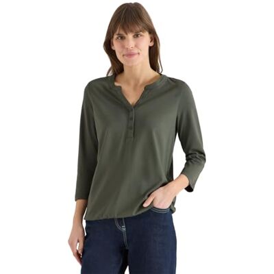 Cecil Shirt im Tunika-Look Khaki S Cecil Shirt im Tunika-Look Khaki S