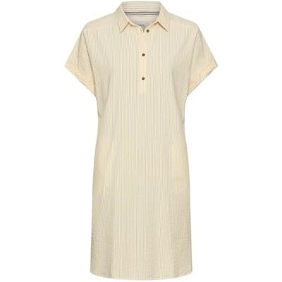 camel active Damen Hemdblusenkleid mit Knopfleiste Gelb, Womenswear-XL camel active Damen Hemdblusenkleid mit Knopfleiste Gelb, Womenswear-XL
