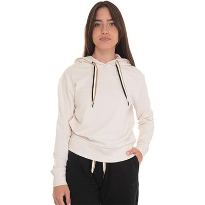 Boss Damen Cp Stripe_Hoodie Loungew Sweatshirt, Open White118, S EU Boss Damen Cp Stripe_Hoodie Loungew Sweatshirt, Open White118, S EU