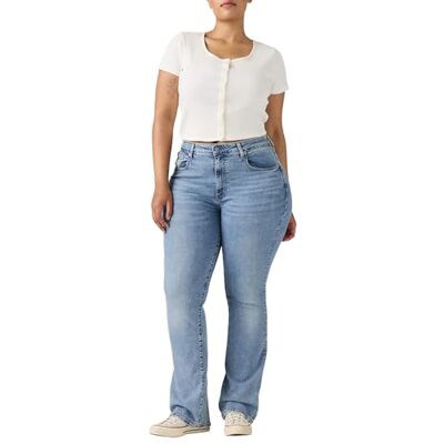 Levi's Damen 725™ High Rise Bootcut Jeans,Blue Wave Light,25W / 32L Levi's Damen 725™ High Rise Bootcut Jeans,Blue Wave Light,25W / 32L