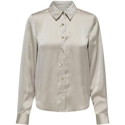 ONLY Onlzora Ls Satin Shirt WVN ONLY Onlzora Ls Satin Shirt WVN