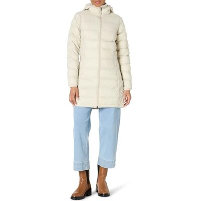 Amazon Damen Leichte, Wasserabweisende und Verstaubare Steppjacke mit Kapuze (Auch in Großen Größen Erhältlich), Stone, L Amazon Damen Leichte, Wasserabweisende und Verstaubare Steppjacke mit Kapuze (Auch in Großen Größen Erhältlich), Stone, L