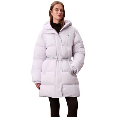 Calvin Jeans Damen BELTED MIDWEIGHT LONG PUFFER LV047D508G Mäntel, Violett (Lacey Lilac), XXS, Lila (Lacey Lilac), XXS Calvin Jeans Damen BELTED MIDWEIGHT LONG PUFFER LV047D508G Mäntel, Violett (Lacey Lilac), XXS, Lila (Lacey Lilac), XXS