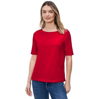 Street One Damen Shirt mit U-Boot-Ausschnitt Street One Damen Shirt mit U-Boot-Ausschnitt
