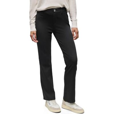 Street One Twill Bootcut Hose Black 46 Street One Twill Bootcut Hose Black 46