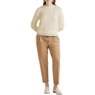 United Damenpullover, Weiß, Medium United Damenpullover, Weiß, Medium