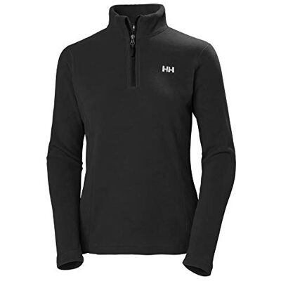 Helly Hansen Damen W Daybreaker 1/2 Zip Fleecejacke, Schwarz 2.0, XS Helly Hansen Damen W Daybreaker 1/2 Zip Fleecejacke, Schwarz 2.0, XS