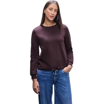 Street One Sweatshirt mit Rippdetail Jazz Berry 36 Street One Sweatshirt mit Rippdetail Jazz Berry 36