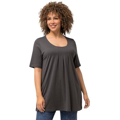 Ulla Popken Damen Shirt Graphitgrau 46+ Ulla Popken Damen Shirt Graphitgrau 46+