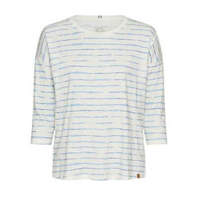 camel active Damen Langarmshirt aus Reiner Baumwolle Blau, Womenswear-XS camel active Damen Langarmshirt aus Reiner Baumwolle Blau, Womenswear-XS