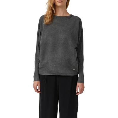 S. Oliver Pullover in Rippstruktur mit Fledermausärmeln S. Oliver Pullover in Rippstruktur mit Fledermausärmeln