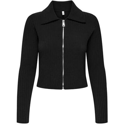 ONLY Onlelly Life Ls Polo Zip Cardigan Cc KNT ONLY Onlelly Life Ls Polo Zip Cardigan Cc KNT