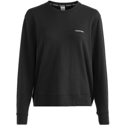 Calvin L/S Sweatshirt Pullover, Damen, Schwarz (Black), M Calvin L/S Sweatshirt Pullover, Damen, Schwarz (Black), M