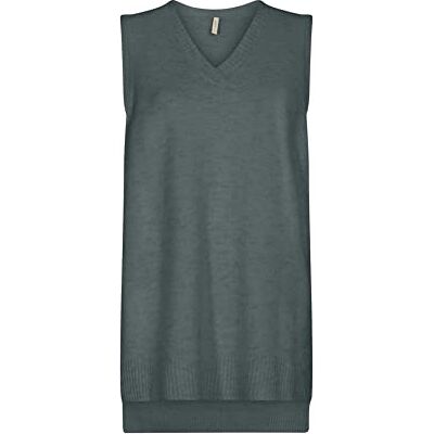 SOYACONCEPT Women's SC-Nessie Waistcoat, 96206 Light Slate Melange, X-Large SOYACONCEPT Women's SC-Nessie Waistcoat, 96206 Light Slate Melange, X-Large