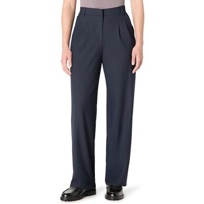 Amazon Damenhose mit lockerer Passform, volle Länge, Marineblau, Größe 38 Amazon Damenhose mit lockerer Passform, volle Länge, Marineblau, Größe 38