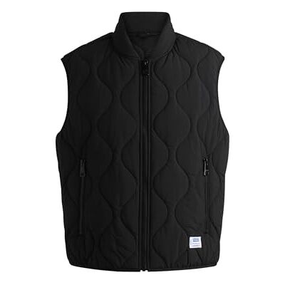 Boss HUGO Bohotino2421 OUTERW WAISTCOAT, Schwarz, L Boss HUGO Bohotino2421 OUTERW WAISTCOAT, Schwarz, L