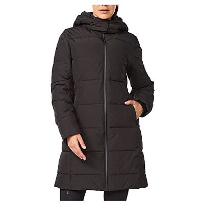 2XU Damen Utility Insulation Longline Jacke, Schwarz/Schwarz, M 2XU Damen Utility Insulation Longline Jacke, Schwarz/Schwarz, M
