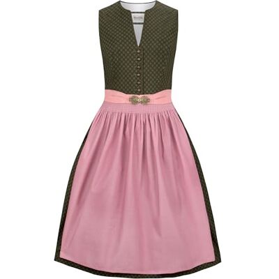 Heimatgwand Damen Dirndl Luana Kleid Für Besondere Anlässe, Olive, 34 EU Heimatgwand Damen Dirndl Luana Kleid Für Besondere Anlässe, Olive, 34 EU