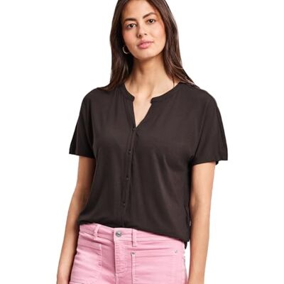 Street One Dropped Shoulder Shirt im Tunika-Look Espresso Brown 46 Street One Dropped Shoulder Shirt im Tunika-Look Espresso Brown 46