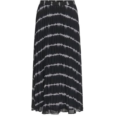 ONLY Damen ONLSTAR Life Plisse Long Skirt PTM Rock, Black/AOP:Eroded Tiedye, 44 ONLY Damen ONLSTAR Life Plisse Long Skirt PTM Rock, Black/AOP:Eroded Tiedye, 44