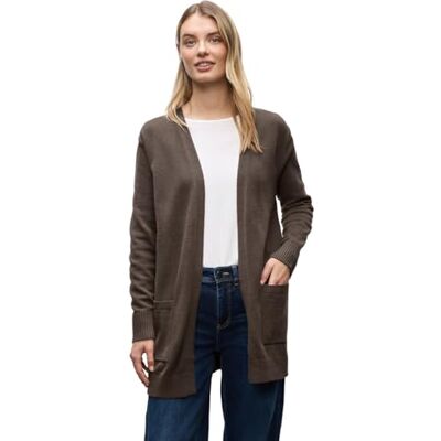 Street One Offener Cosy Cardigan Dark Nomad Brown Mel. 34 Street One Offener Cosy Cardigan Dark Nomad Brown Mel. 34