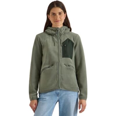 Cecil Damen Jacke aus Fleece mit Kapuze Cecil Damen Jacke aus Fleece mit Kapuze