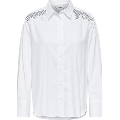 ONLY Onloregon Leana Life Ls Embeli Shirt WVN ONLY Onloregon Leana Life Ls Embeli Shirt WVN