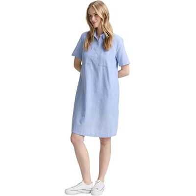 TOM TAILOR Damen 1046465 Kleid, 22758 Dreamy Blue, 36 EU TOM TAILOR Damen 1046465 Kleid, 22758 Dreamy Blue, 36 EU