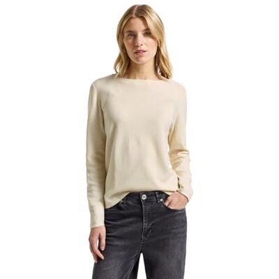 Street One Strukturpullover Soft beige 46 Street One Strukturpullover Soft beige 46