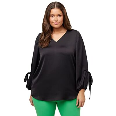 Ulla Popken , Damen, große Größen, Bluse mit Ballonärmel Ulla Popken , Damen, große Größen, Bluse mit Ballonärmel