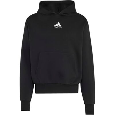 Adidas Unisex Volleyball Category Logo Graphic Hoody Sweatshirt, Black, M Adidas Unisex Volleyball Category Logo Graphic Hoody Sweatshirt, Black, M