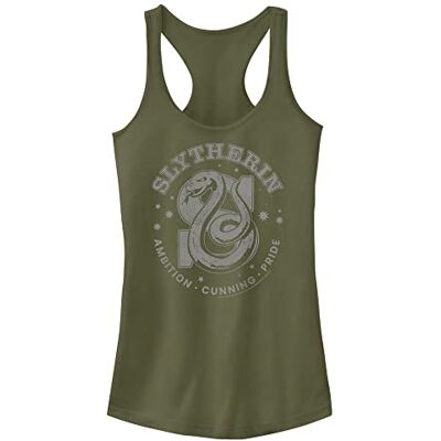 Harry Potter Damen Slytherin Stamp Hemd, Militär, Grün, Mittel Harry Potter Damen Slytherin Stamp Hemd, Militär, Grün, Mittel
