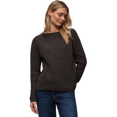 Street One Chenille Pullover Darkest Brown 46 Street One Chenille Pullover Darkest Brown 46