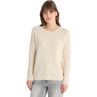 Cecil Space Dye Pullover Pearl beige M Cecil Space Dye Pullover Pearl beige M