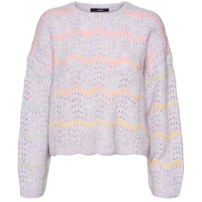 VERO MODA VMHATTY LS O-Neck Stitch Pullover Boo VERO MODA VMHATTY LS O-Neck Stitch Pullover Boo