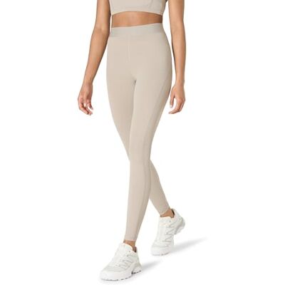 Amazon Damen Active FormFlex Anschmiegsame lange Yoga-Leggings mit breitem elastischem Bund, hoher Taille und Beininnenlänge von 69,9cm, Taupe, XXL Amazon Damen Active FormFlex Anschmiegsame lange Yoga-Leggings mit breitem elastischem Bund, hoher Taille und Beininnenlänge von 69,9cm, Taupe, XXL